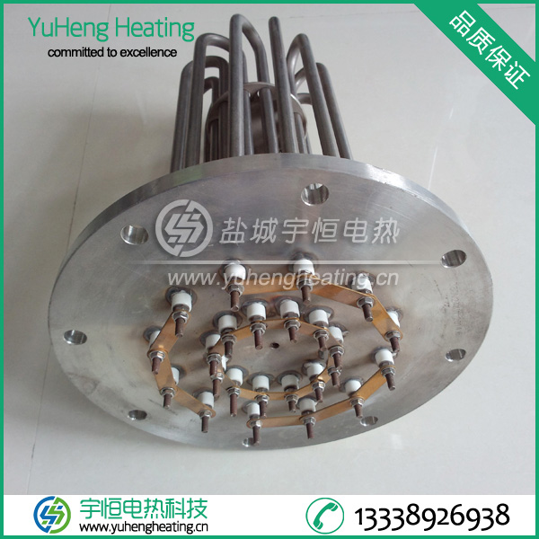 圓形平板法蘭電加熱管