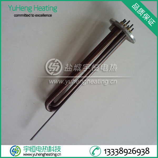 帶測(cè)溫孔平板法蘭加熱管